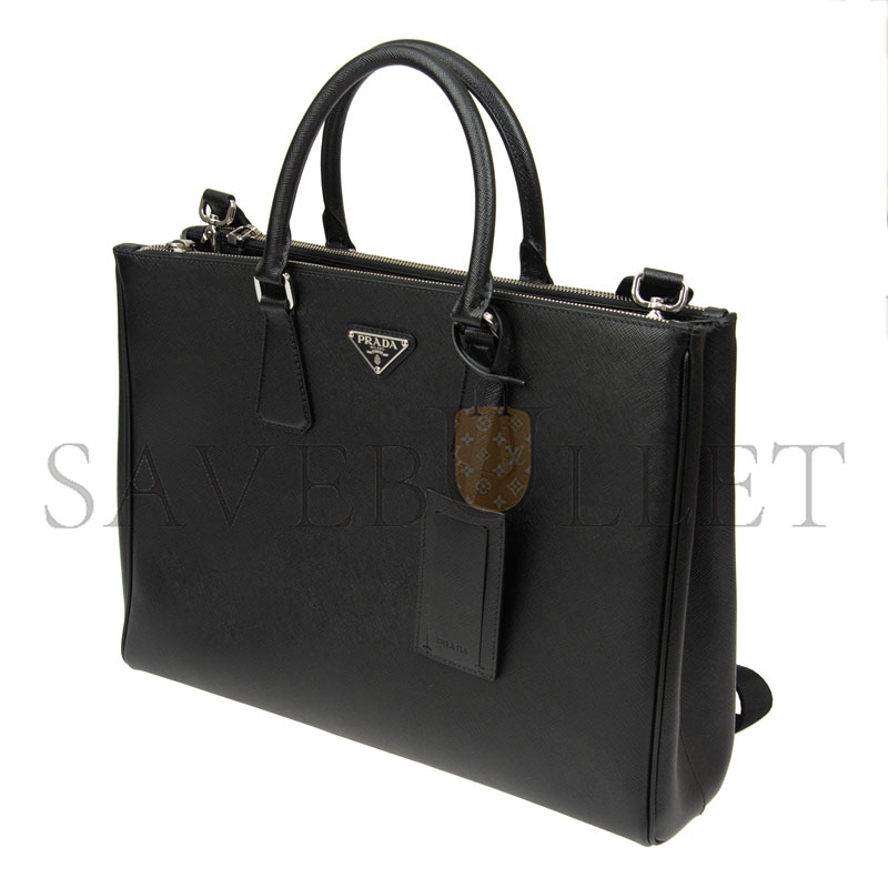 PRADA SAFFIANO TOTE BAG BLACK 2VG061 (39*29*9cm) 